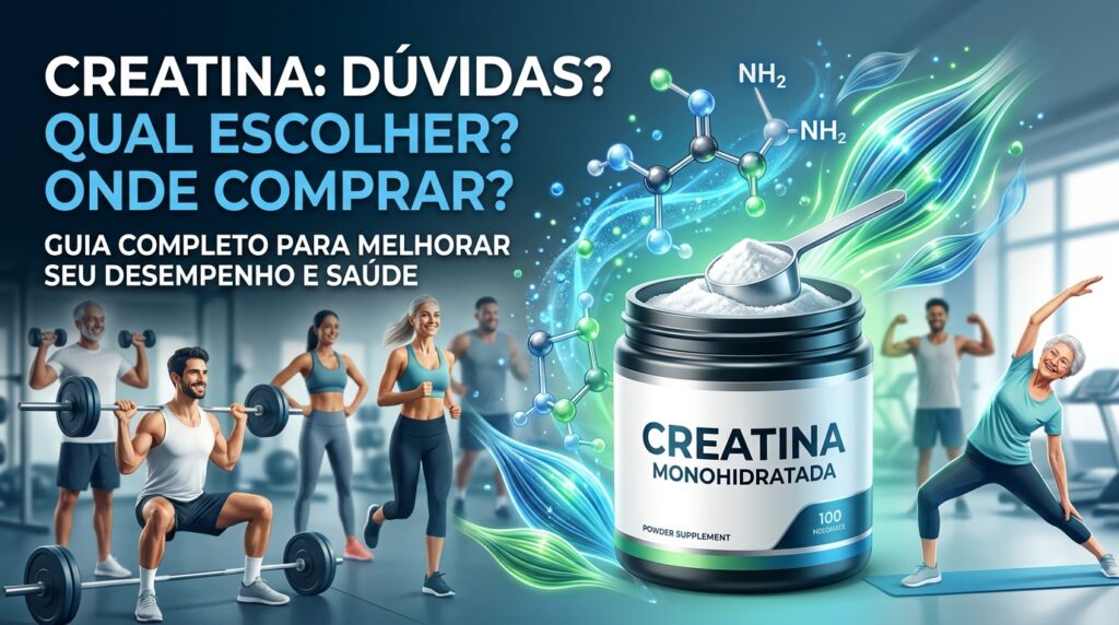 Guia completo de creatina dúvidas e como tomar